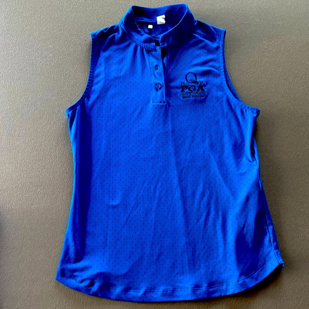 Girls Under Armour UA Golf Sleeveless Polo Youth Medium YM